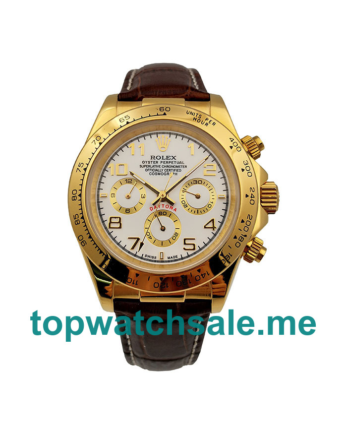 UK 40MM Gold Cases Replica Rolex Daytona 16518 Watches