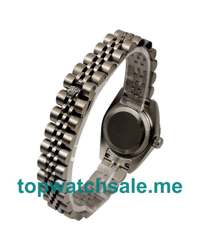 UK 26MM Silver Dials Rolex Lady-Datejust 179174 Replica Watches