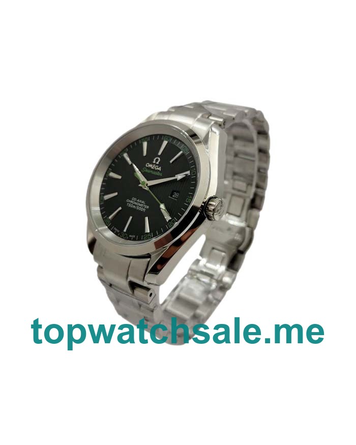UK 41.5MM Black Dials Replica Omega Seamaster Aqua Terra 150 M 231.10.42.21.01.004 Watches