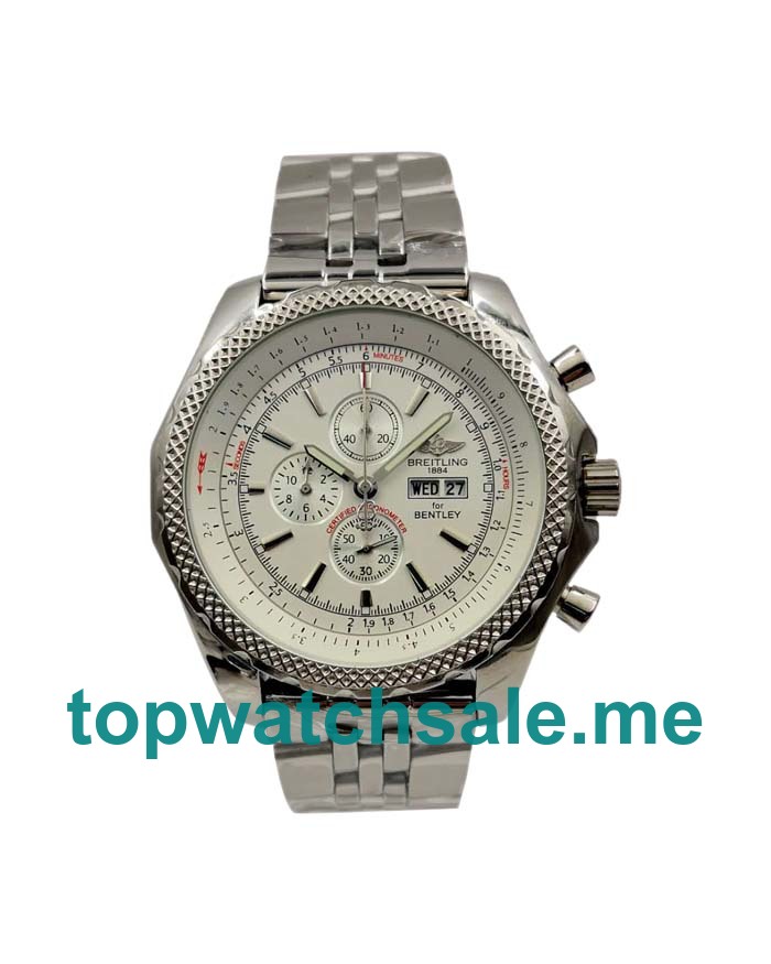 UK 47MM Silver Dials Breitling Bentley GT A13362 Replica Watches
