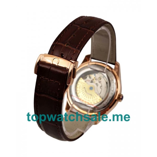 UK 40MM Brown Dials Omega De Ville Hour Vision 431.63.41.21.13.001 Replica Watches