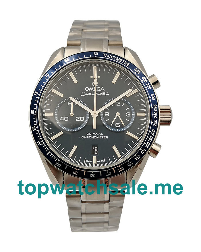 UK 44MM Blue Dials Omega Speedmaster Replica Moonwatches 311.90.44.51.03.001