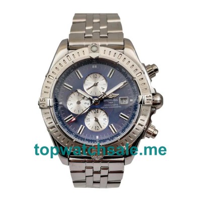 UK 41MM Blue Dials Breitling Chronomat A13352 Replica Watches