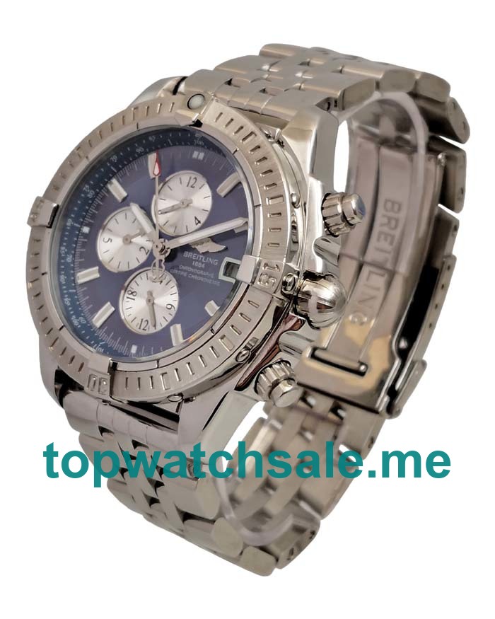 UK 41MM Blue Dials Breitling Chronomat A13352 Replica Watches