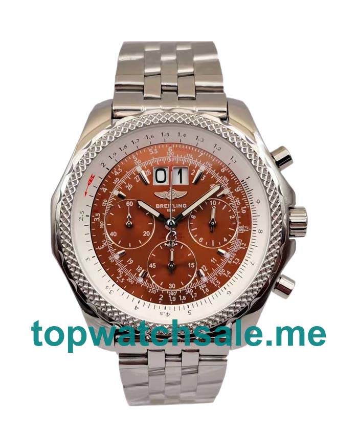 UK 47MM Bronze Dials Breitling Bentley 6.75 A44362 Replica Watches