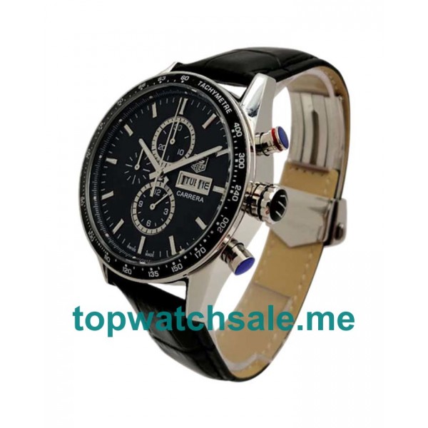 UK 44MM Black Bezels Replica TAG Heuer Carrera CV201AG.FC6266 Watches