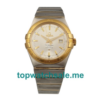 UK High Quality Omega Constellation 123.20.38.21.02.005 Fake Watches With Silver Dial For Sale