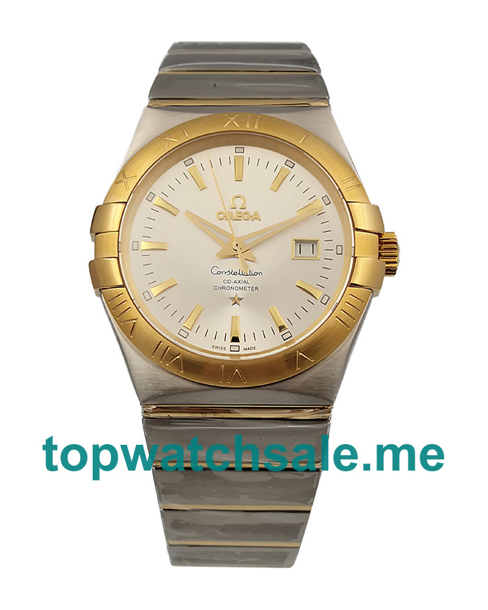 UK High Quality Omega Constellation 123.20.38.21.02.005 Fake Watches With Silver Dial For Sale