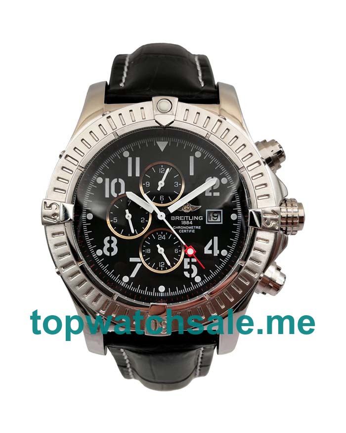 AAA Quality Breitling Chrono Avenger E13360 Replica Watches With Black Dials For Men