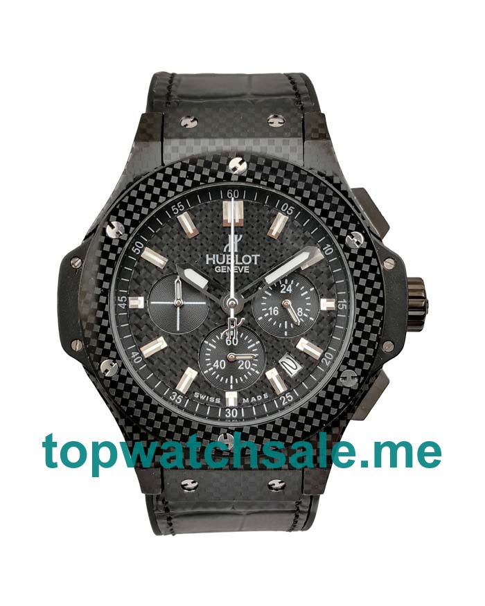 UK 44MM Black Carbon Hublot Big Bang 301.QX.1740.GR Replica Watches