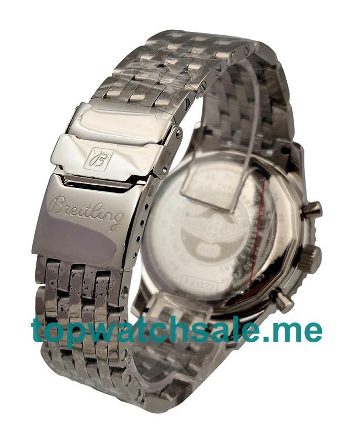 UK 42MM White Dials Breitling Montbrillant A41330 Replica Watches