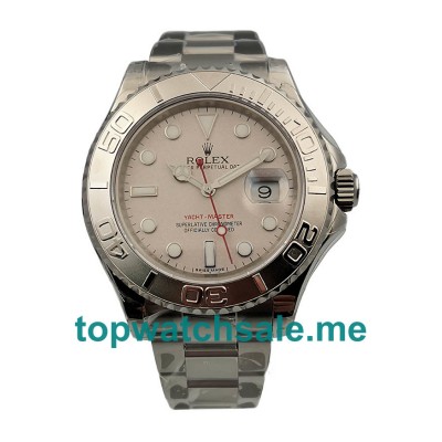 UK 40 MM Best 1:1 Rolex Yacht-Master 116622 Replica Watches With Silver Dials For Sale