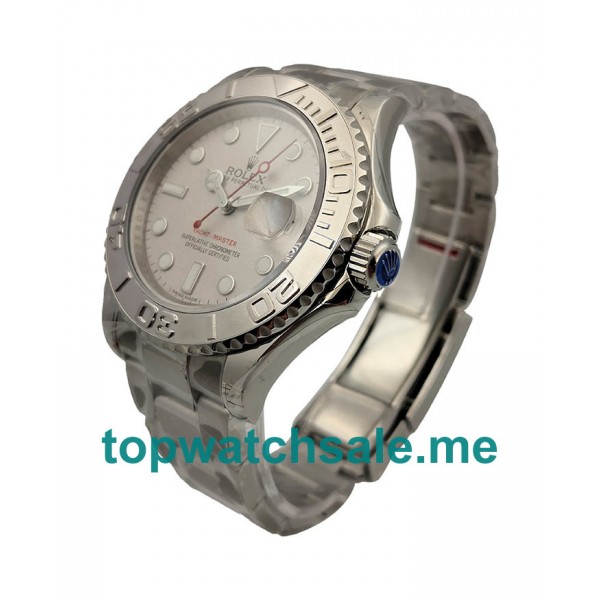 UK 40 MM Best 1:1 Rolex Yacht-Master 116622 Replica Watches With Silver Dials For Sale