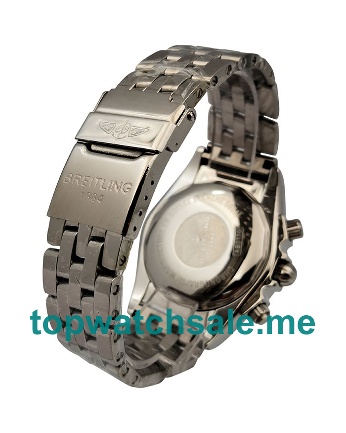 UK 44MM Black Dials Breitling Chronomat AB0110 Replica Watches
