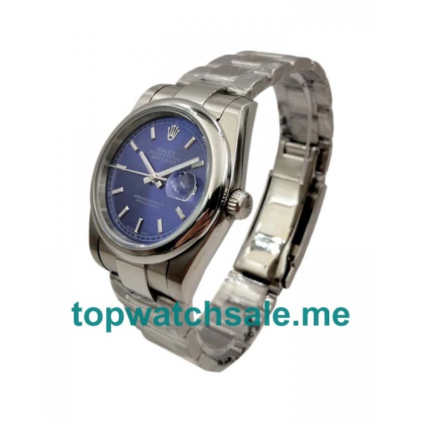 UK 36MM Blue Dials Rolex Datejust 126200 Replica Watches