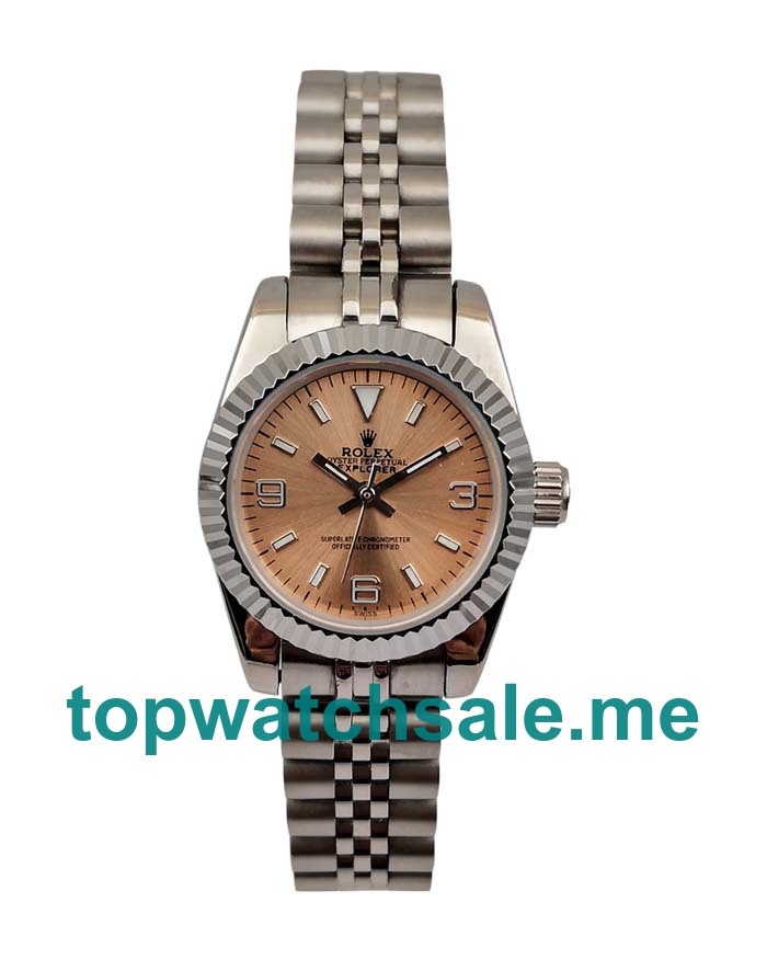 UK 26MM Salmon Dials Rolex Oyster Perpetual 76094 Replica Watches UK 26MM Salmon Dials Rolex Oyster Perpetual 76094 Replica Watches