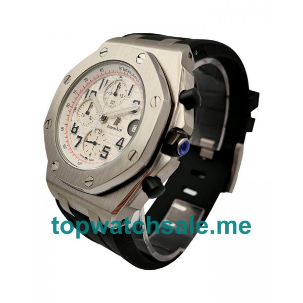 UK 42.5MM Replica Audemars Piguet Royal Oak Offshore 26020ST.OO.D001IN.02.A Arabic Numerals Watches