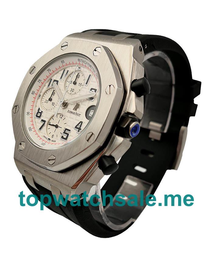 UK 42.5MM Replica Audemars Piguet Royal Oak Offshore 26020ST.OO.D001IN.02.A Arabic Numerals Watches