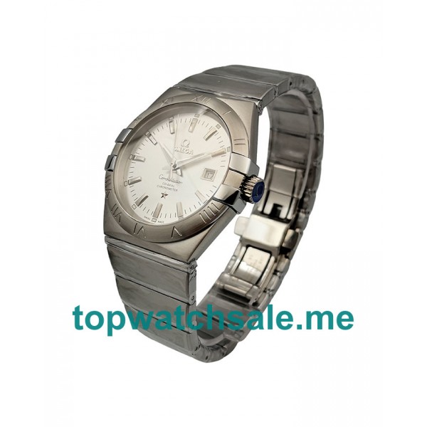 UK 39MM Replica Omega Constellation 1511.30.00 Silver Dials Watches