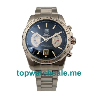 UK 43.5MM Black Dials TAG Heuer Grand Carrera CAV511A.BA0902 Replica Watches