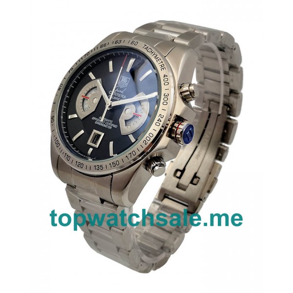 UK 43.5MM Black Dials TAG Heuer Grand Carrera CAV511A.BA0902 Replica Watches