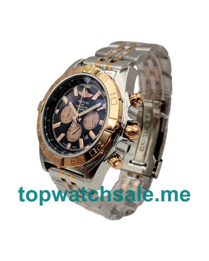 UK 45MM Black Dials Breitling Chronomat CB0110 Replica Watches