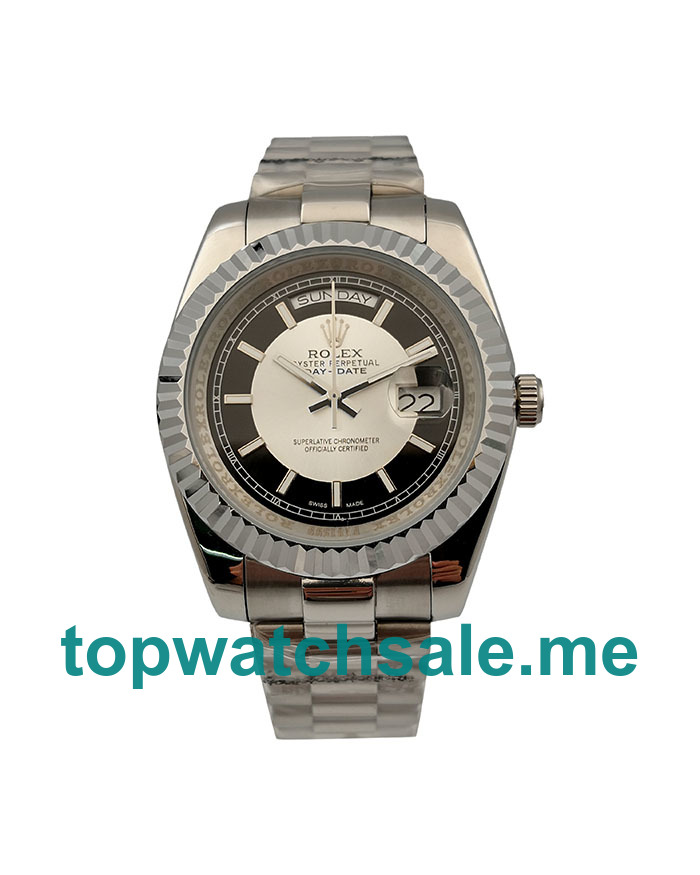 UK 41MM Steel Rolex Day-Date 218239 Replica Watches