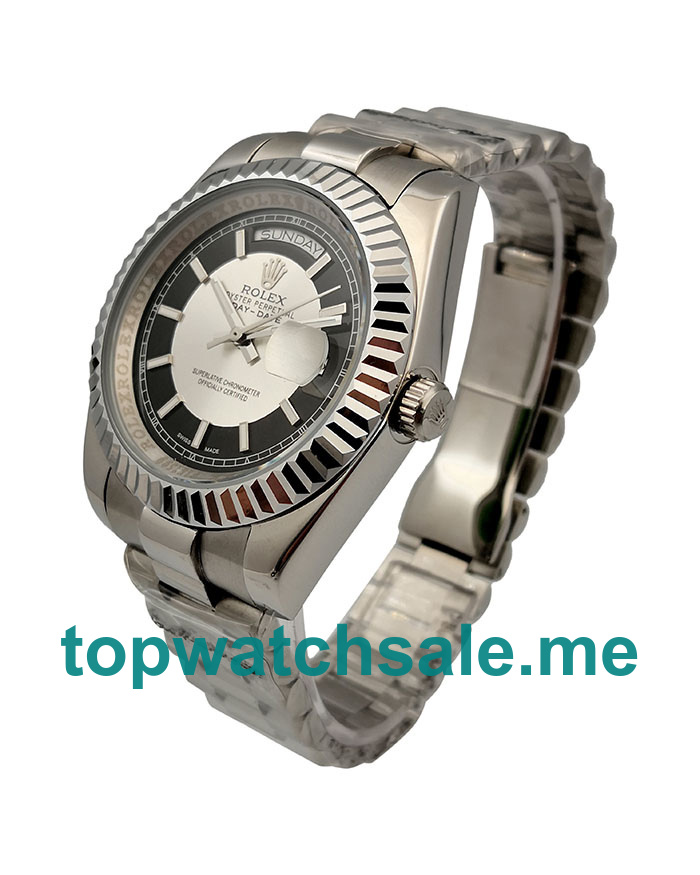 UK 41MM Steel Rolex Day-Date 218239 Replica Watches