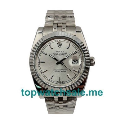 UK 36MM Ivory Dials Rolex Datejust 116234 Replica Watches