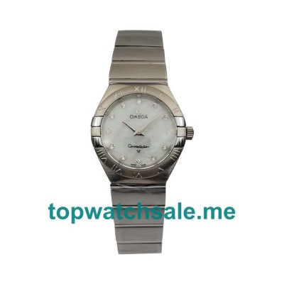 UK 27MM Diamond Indexes Omega Constellation 123.10.24.60.55.002 Replica Watches