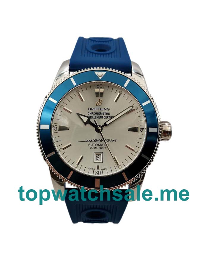 UK 46.5MM Beige Dials Breitling Superocean Heritage A17320 Replica Watches