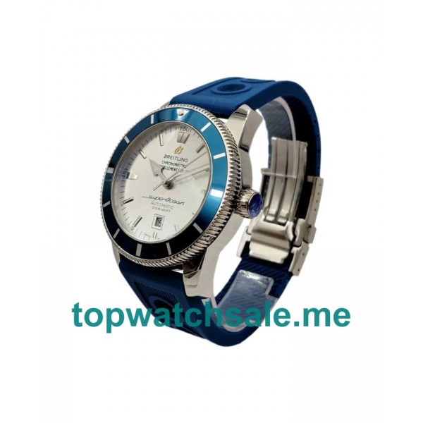 UK 46.5MM Beige Dials Breitling Superocean Heritage A17320 Replica Watches