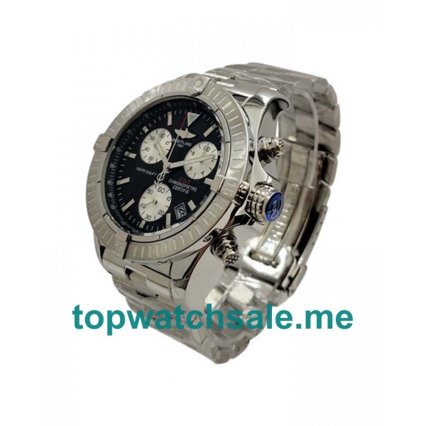 UK Cheap Breitling Colt A73350 Replica Watches With Black Dials For Men