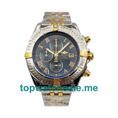 UK 43.7MM Blue Dials Breitling Chronomat Evolution B13356 Replica Watches