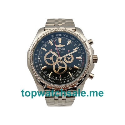 UK 46.5MM Black Dials Breitling Bentley GT A13362 Replica Watches
