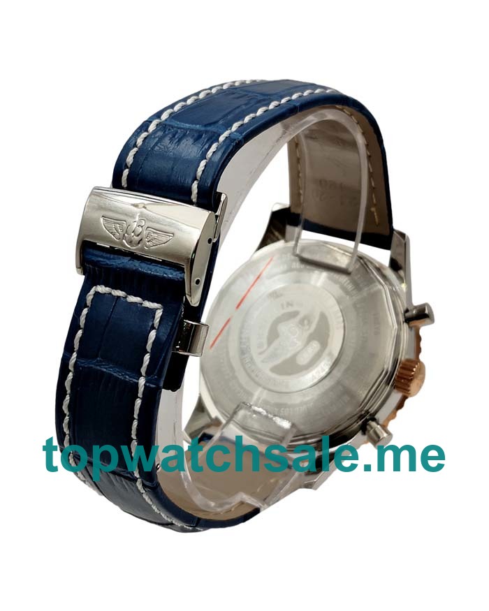 UK 46MM Blue Dials Breitling Navitimer World A24322 Replica Watches