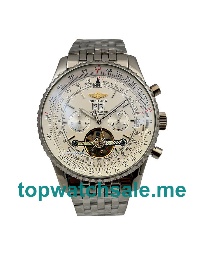 UK 46MM White Dials Breitling Navitimer World A24322 Replica Watches UK 46MM White Dials Breitling Navitimer World A24322 Replica Watches