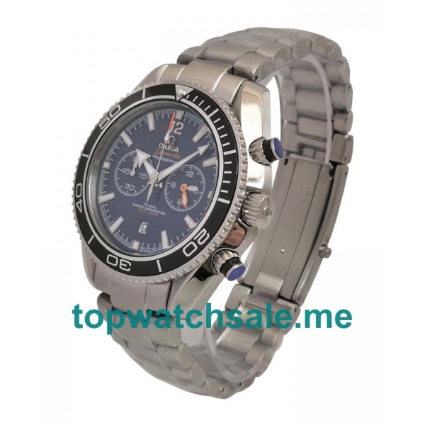 UK 43MM Blue Dials Omega Seamaster 3811.80.03 Replica Watches