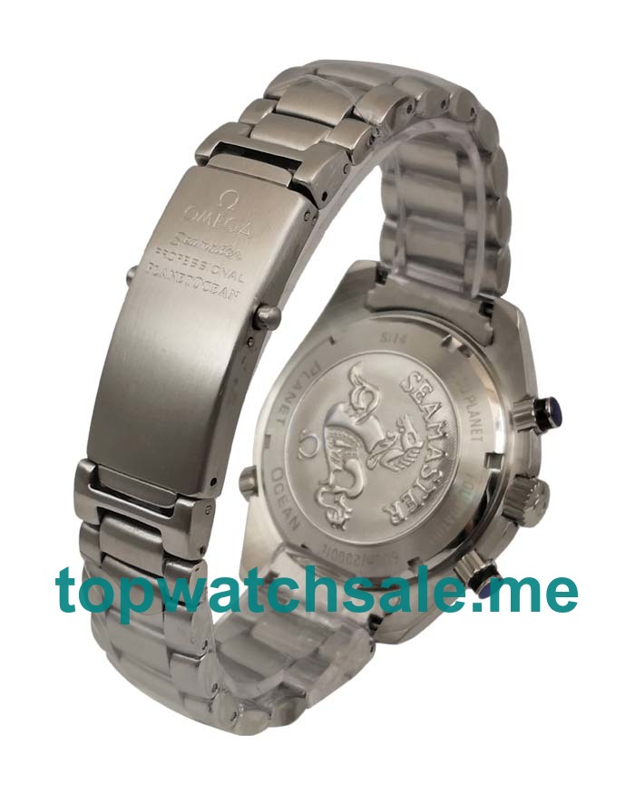 UK 43MM Blue Dials Omega Seamaster 3811.80.03 Replica Watches