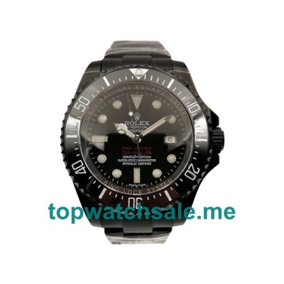 UK Top Quality Rolex Sea-Dweller Deepsea 116660 Fake Watches With Black Dials For Sale
