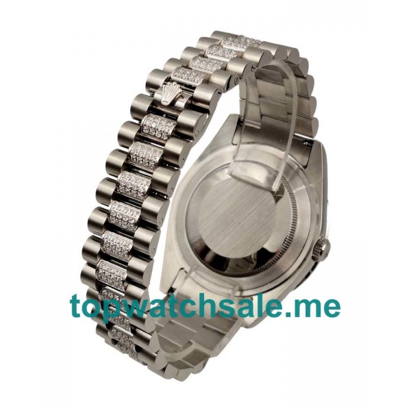 UK 41 MM Rolex Day-Date 118346 Replica Watches With Blue Dials