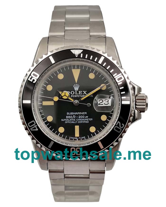 UK Perfect Replica Rolex Submariner 1680 Watches With Black Dials For Men