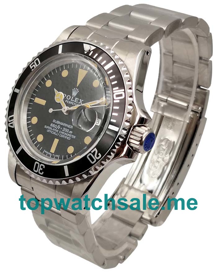 UK Perfect Replica Rolex Submariner 1680 Watches With Black Dials For Men