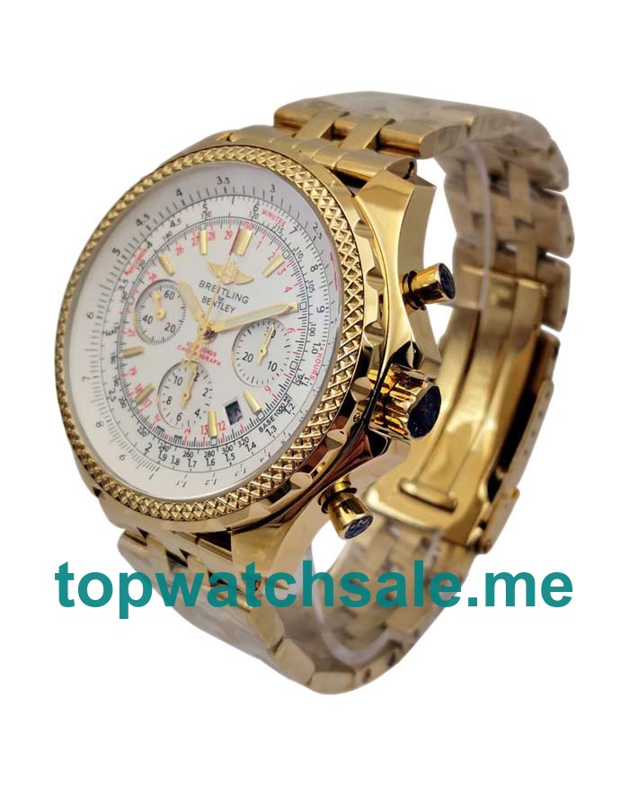 UK AAA Quality Breitling Bentley Motors A25362 Fake Watches With White Dials Online