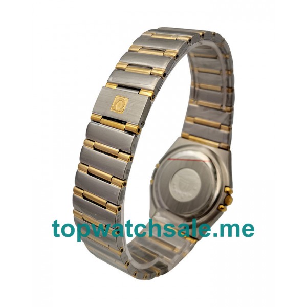 UK 36.5MM Replica Omega Constellation 1212.30.00 Gold Bezels Watches