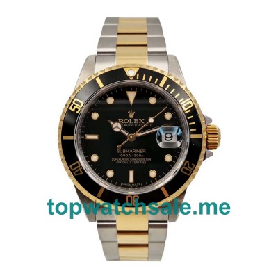 UK 40 MM Best 1:1 Rolex Submariner 116613 LN Fake Watches With Black Dials Online