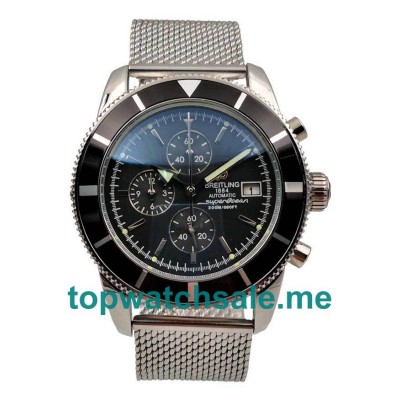 UK AAA Quality Breitling Superocean Heritage A13320 Fake Watches With Black Dials For Sale