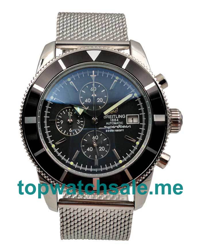 UK AAA Quality Breitling Superocean Heritage A13320 Fake Watches With Black Dials For Sale