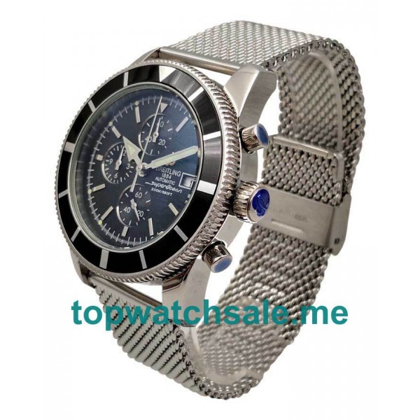 UK AAA Quality Breitling Superocean Heritage A13320 Fake Watches With Black Dials For Sale