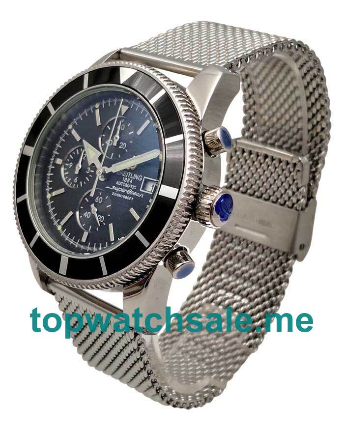 UK AAA Quality Breitling Superocean Heritage A13320 Fake Watches With Black Dials For Sale